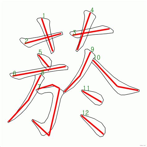 12 劃的字|筆畫12畫的漢字